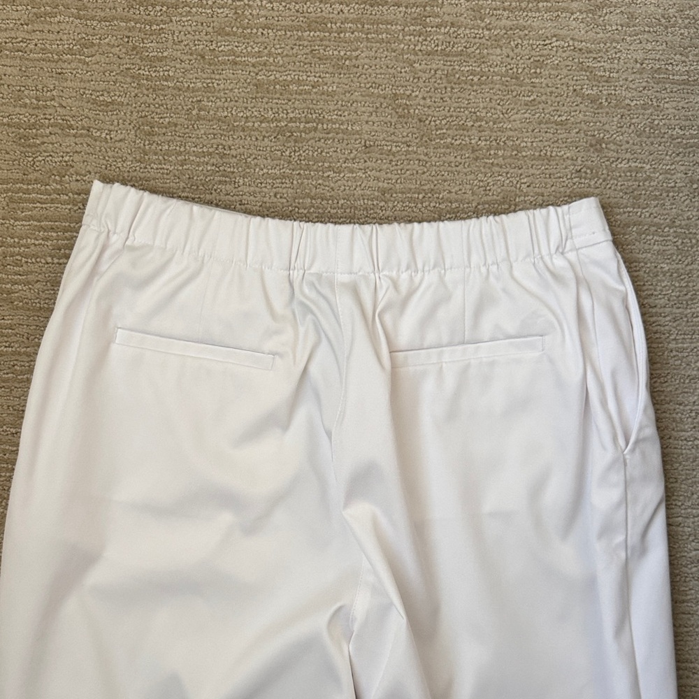 CB Collections White Wide Leg Pants, Size 12 short. - Picture 8 of 11